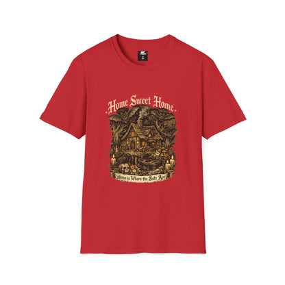 Home Sweet Home Gothic Cottage Bats Tee