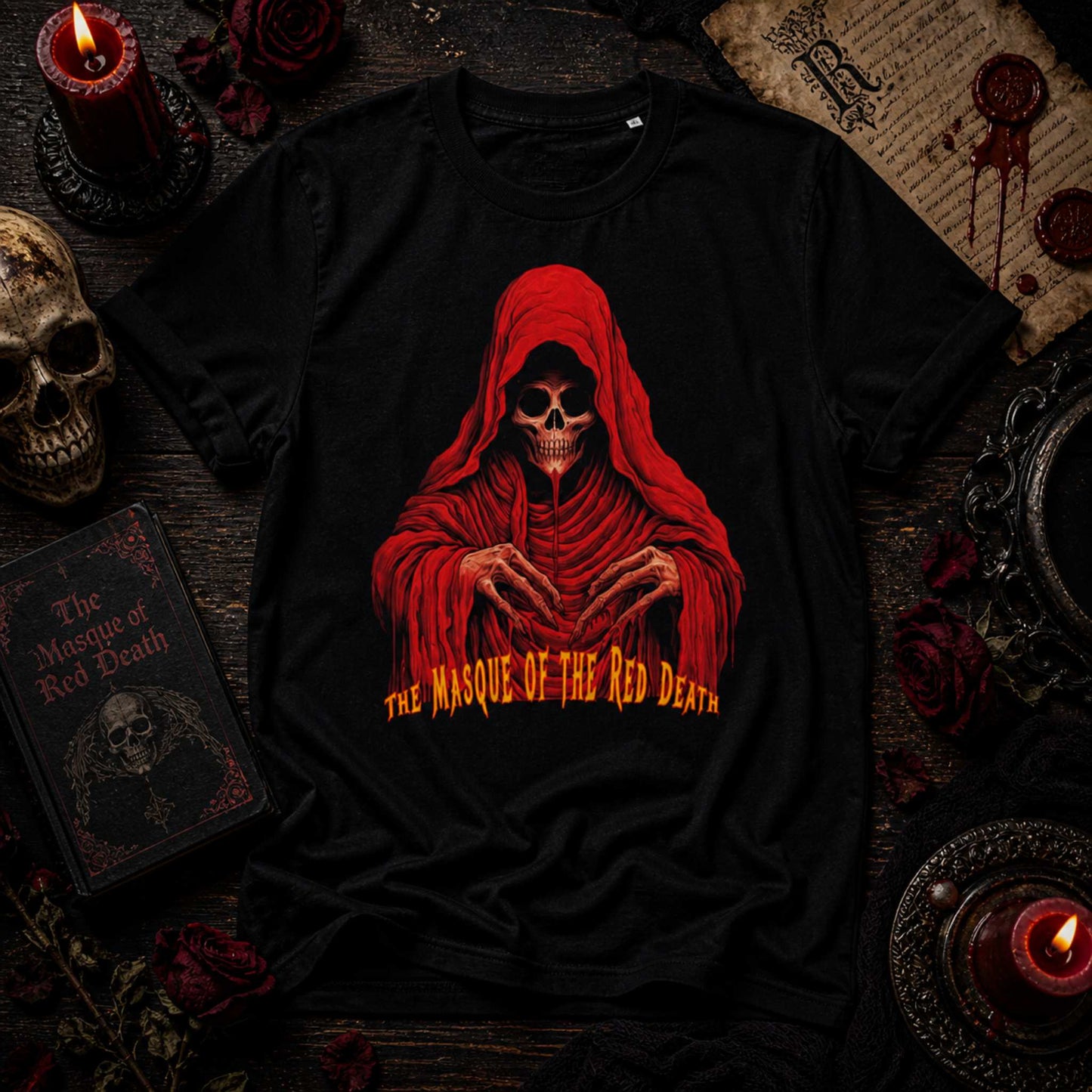 The Masque of the Red Death Gothic Tee