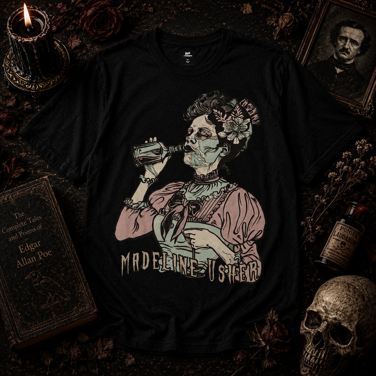 Usher Tee – Edgar Allan Poe Inspired