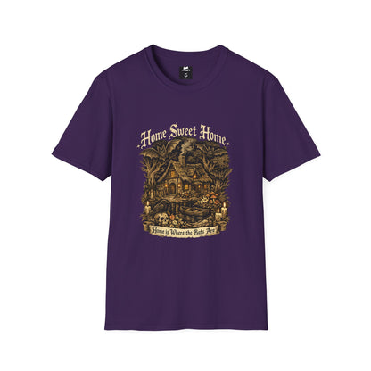 Home Sweet Home Gothic Cottage Bats Tee