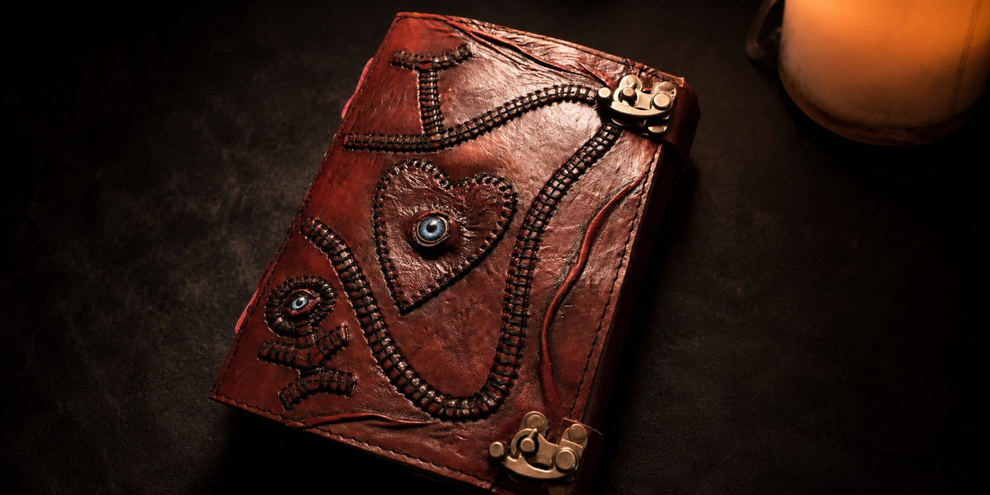 The Tell-Tale Heart Handmade Leather Book & Journals