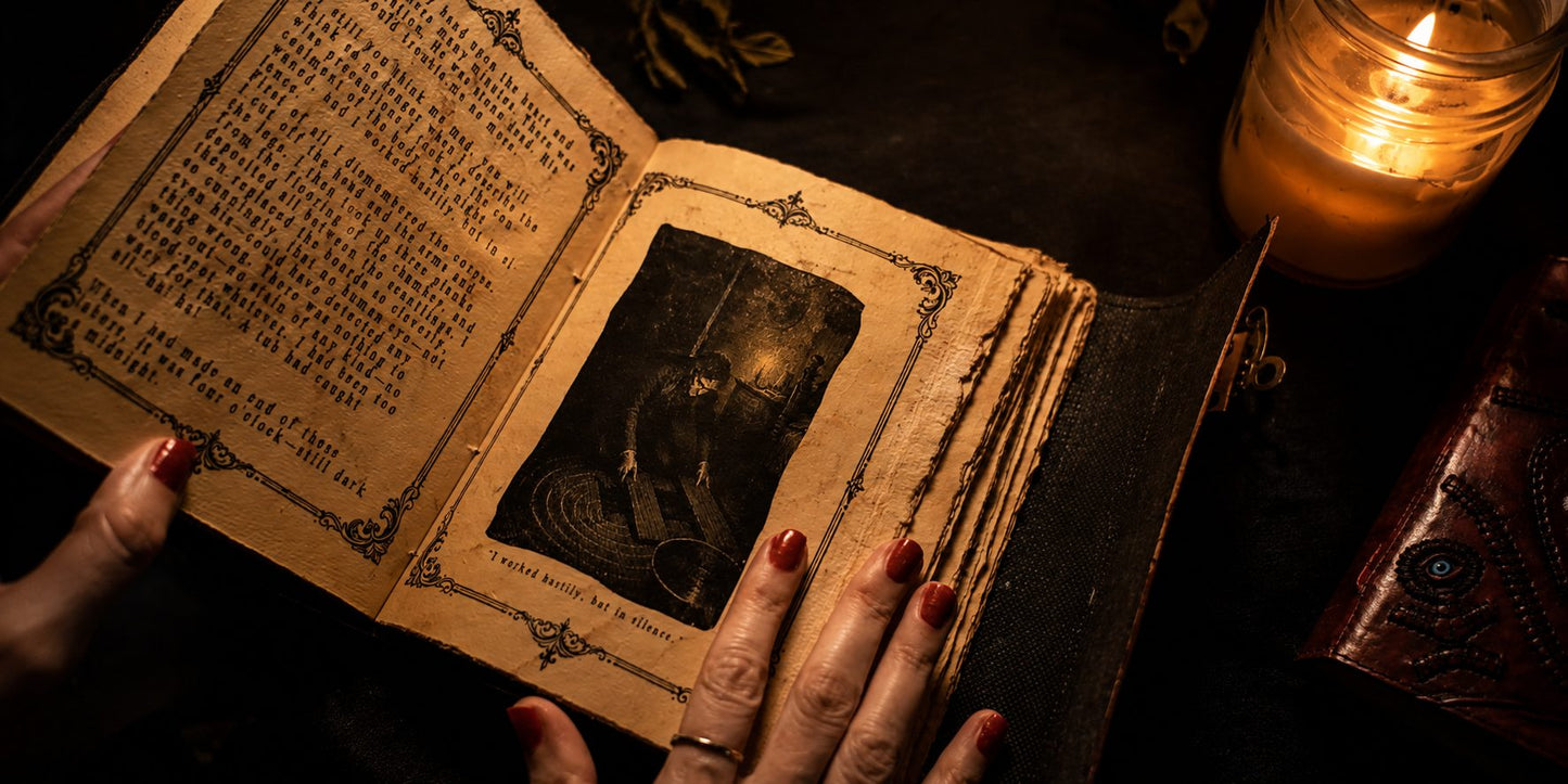 The Tell-Tale Heart Handmade Leather Book & Journals