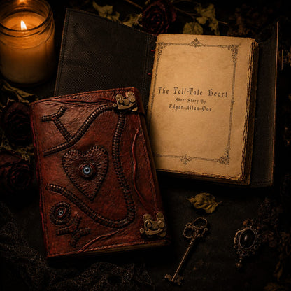 The Tell-Tale Heart Handmade Leather Book & Journals